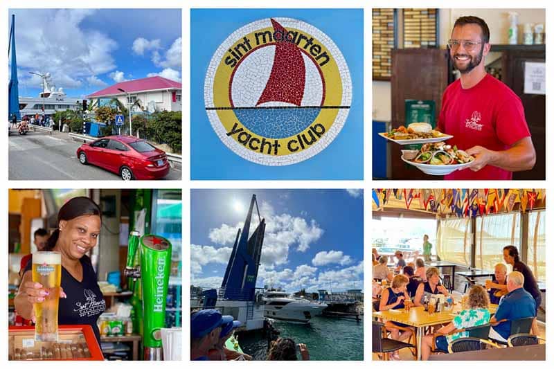 yacht club restaurant sxm